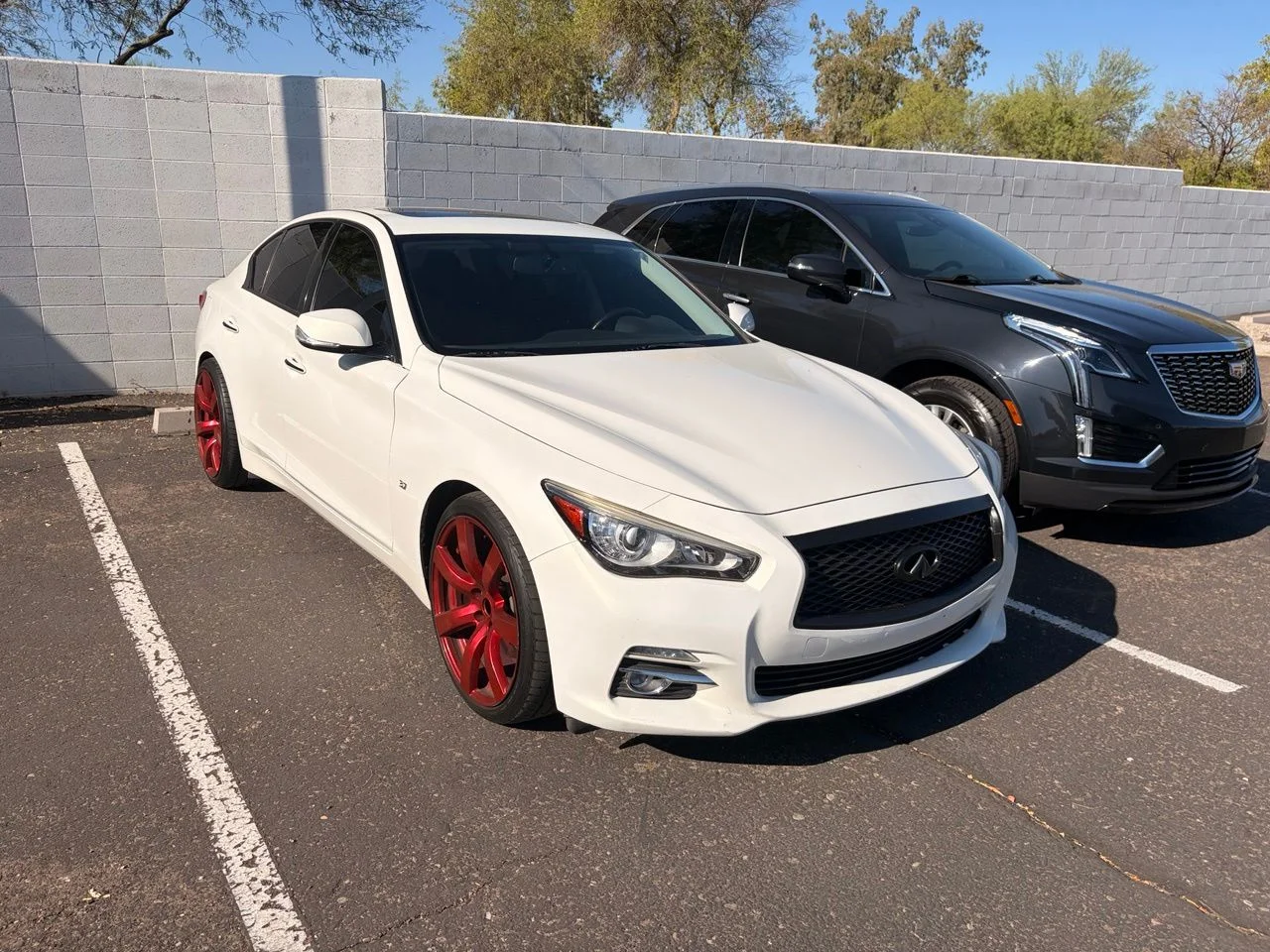 Used 2015 Moonlight White INFINITI Premium image 4