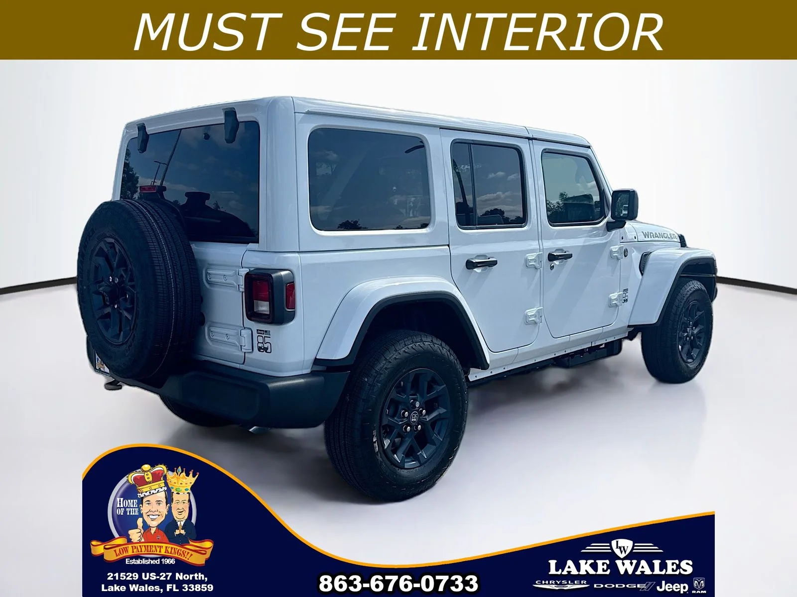 New 2026 Bright White Clear-Coat Exterior Paint Jeep 85th Anniversary Edition image 6