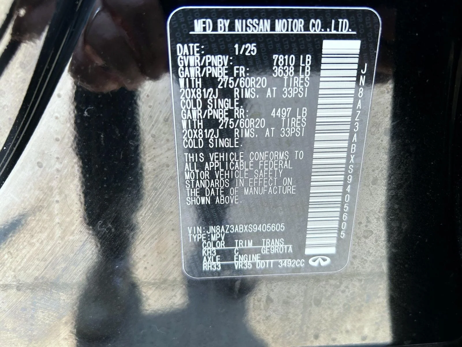 Used 2025 Black INFINITI PURE image 27