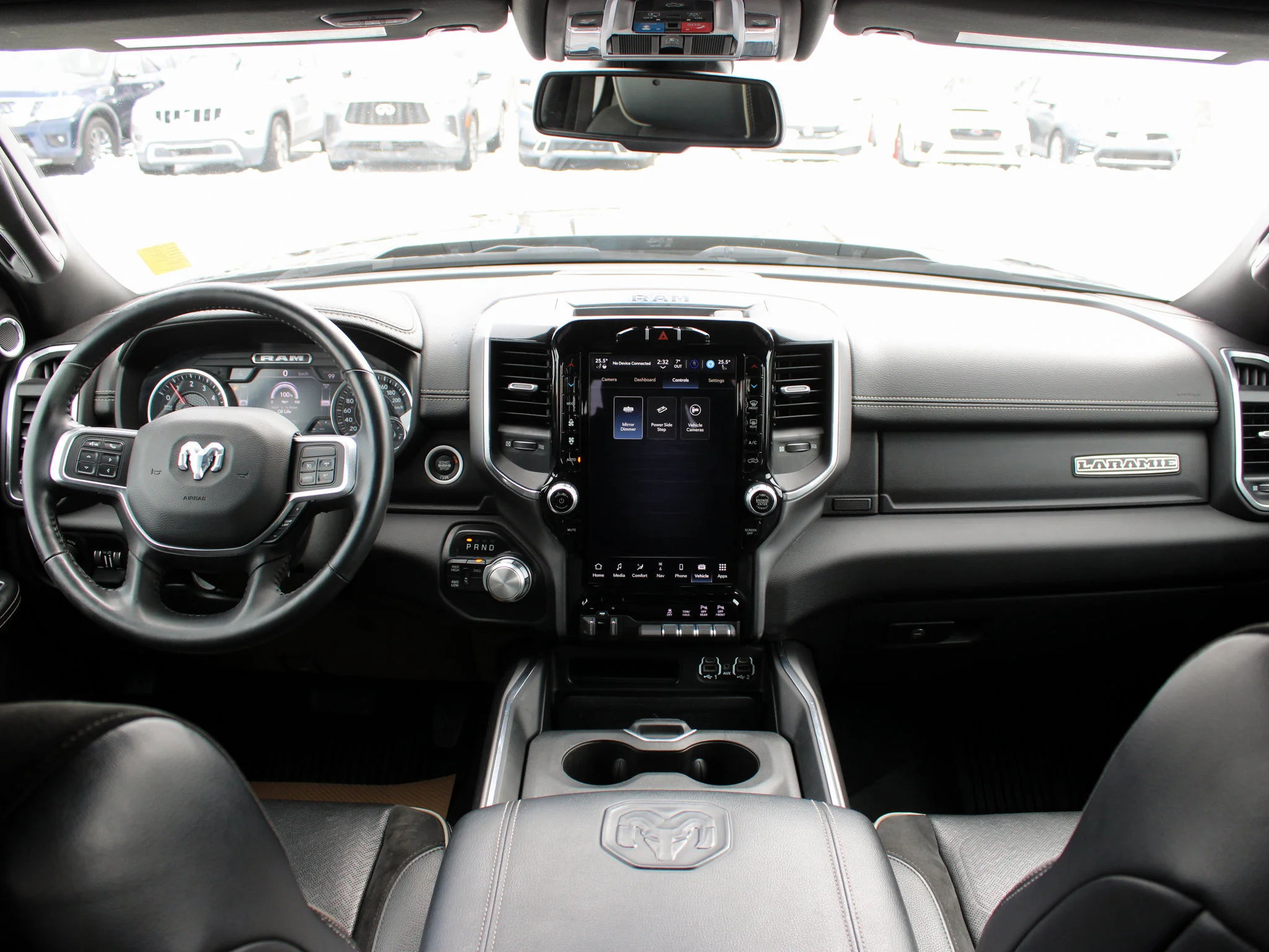 Certified Used 2022 Black RAM Laramie * Leather, Power Running Boards, Heated Seats, Towing Tech Group image 4
