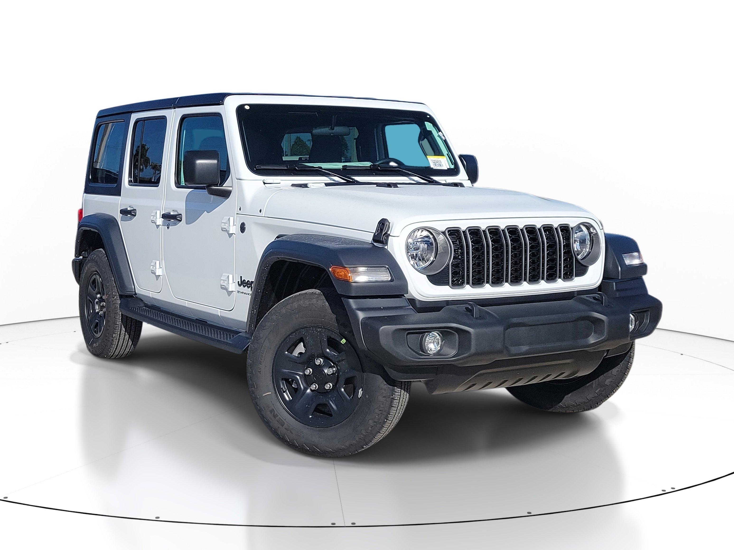 New 2026 Bright White Clear-Coat Exterior Paint Jeep Sport image 1