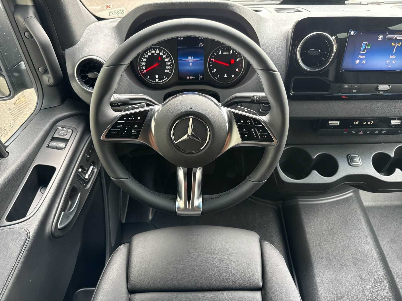 New 2026 Stone Gray Mercedes-Benz 2500 High Roof HO Diesel 144 WB AWD image 14