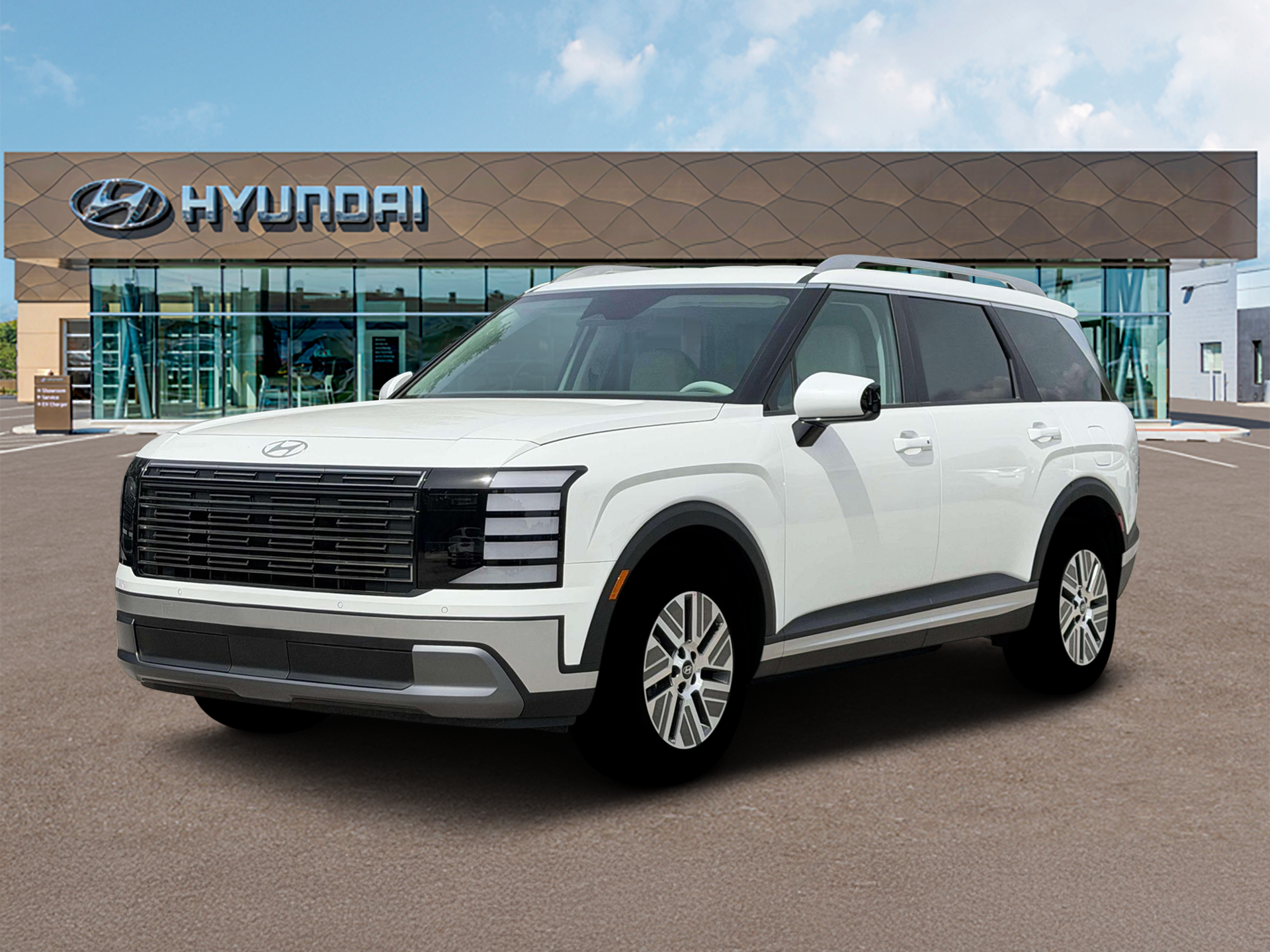 New 2026 White Hyundai SEL 8P image 1
