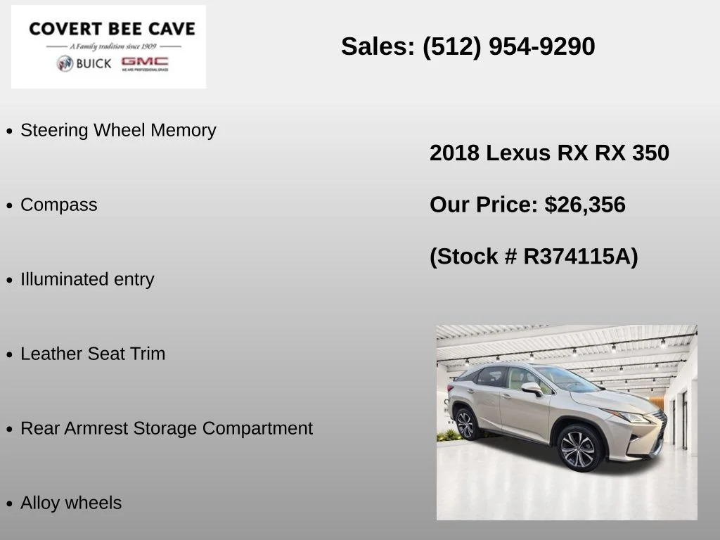 Used 2018 Beige Lexus 350 image 25