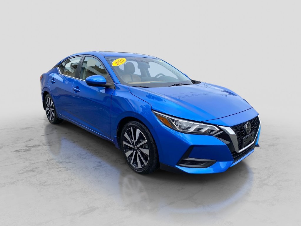 Used 2021 Blue Nissan SV image 8