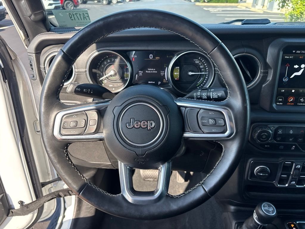 Used 2023 White Jeep Sahara 4xe image 14