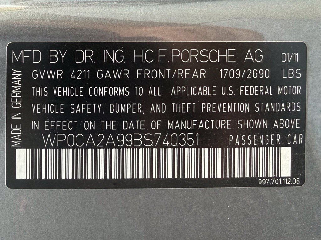 Used 2011 Gray Porsche Carrera image 36