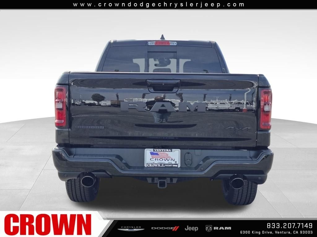New 2026 Diamond Black Crystal Pearl-Coat Exterior Paint RAM Big Horn/Lone Star image 6