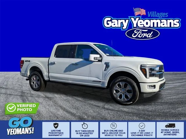New 2026 Star White Metallic Tri-Coat Ford Platinum® image 1