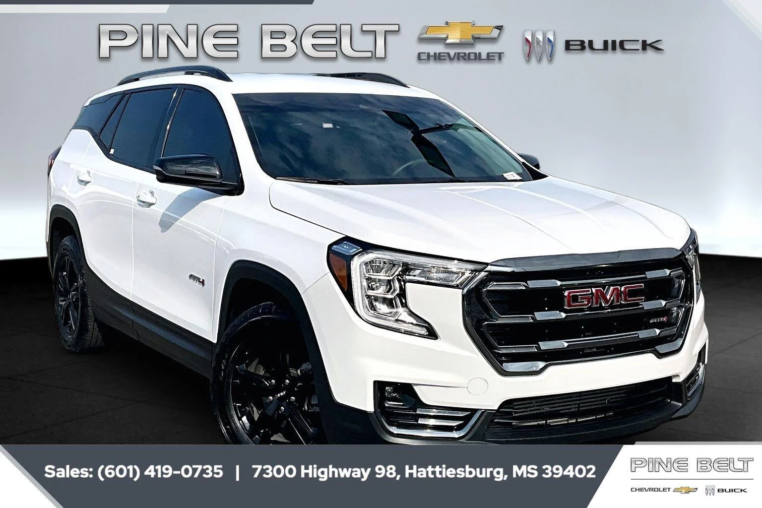 Used 2024 Summit White GMC AT4 image 1