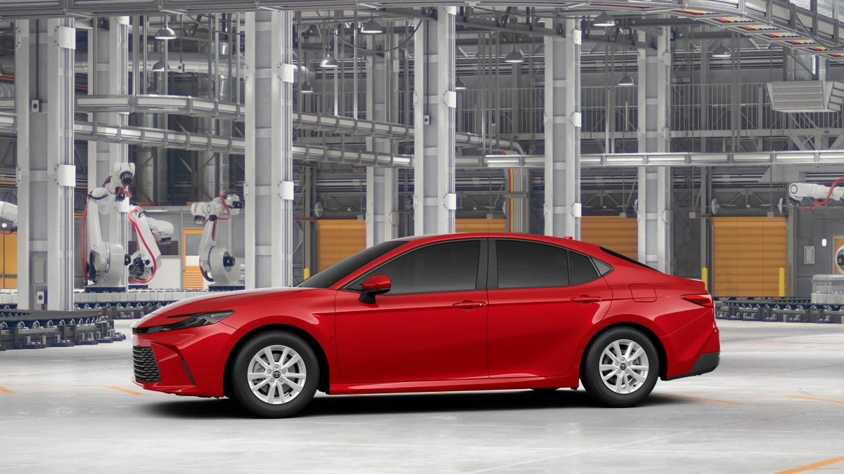 New 2026 Supersonic Red Toyota LE image 3