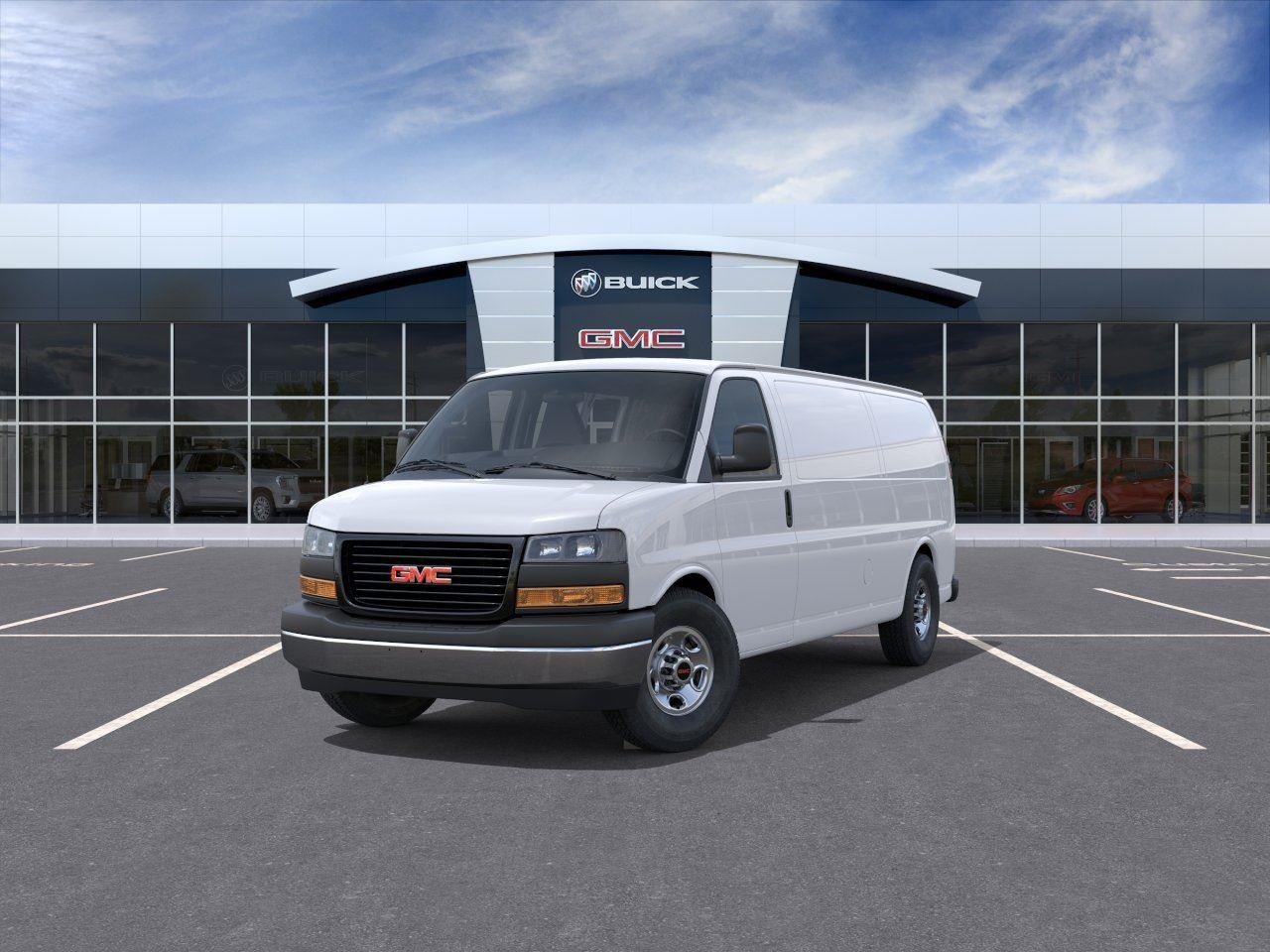 New 2026 Summit White GMC Work Van image 8