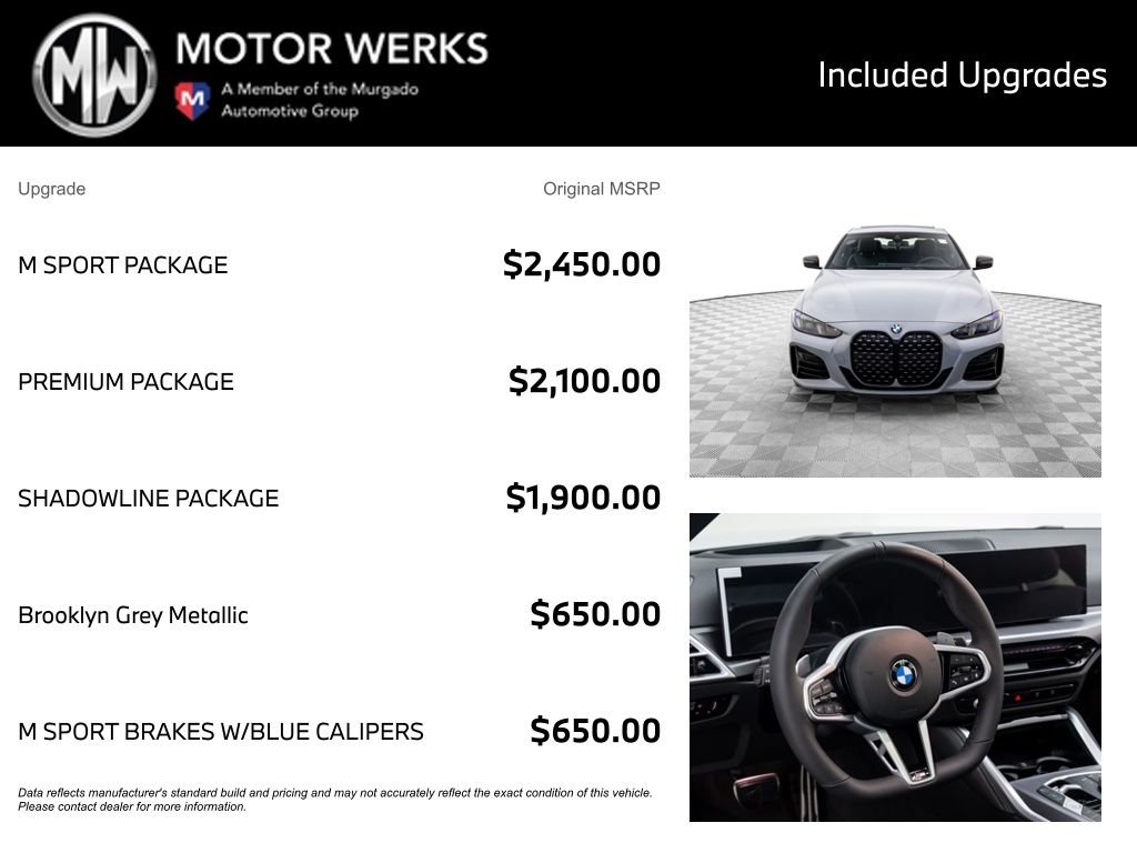 New 2026 Brooklyn Grey Metallic BMW 430i xDrive image 4