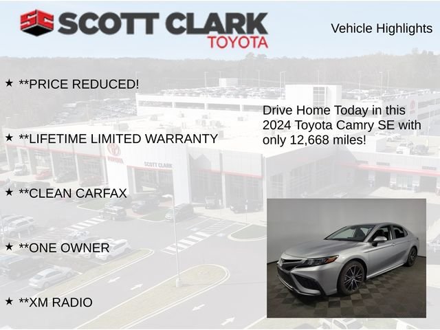 Used 2024 Silver Toyota SE image 12