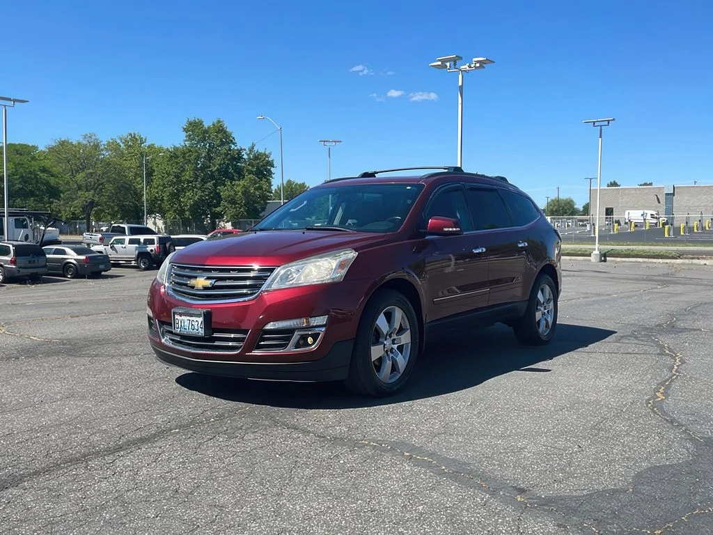 Used 2015 Siren Red Tintcoat Chevrolet LTZ image 3