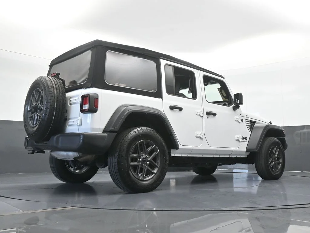 Used 2024 Bright White Clearcoat Jeep Sport S image 55