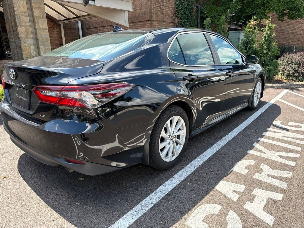 Used 2021 Midnight Black Metallic Toyota LE image 6