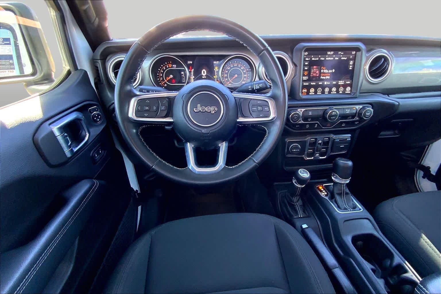 Used 2022 Bright White Clearcoat Jeep Overland image 11