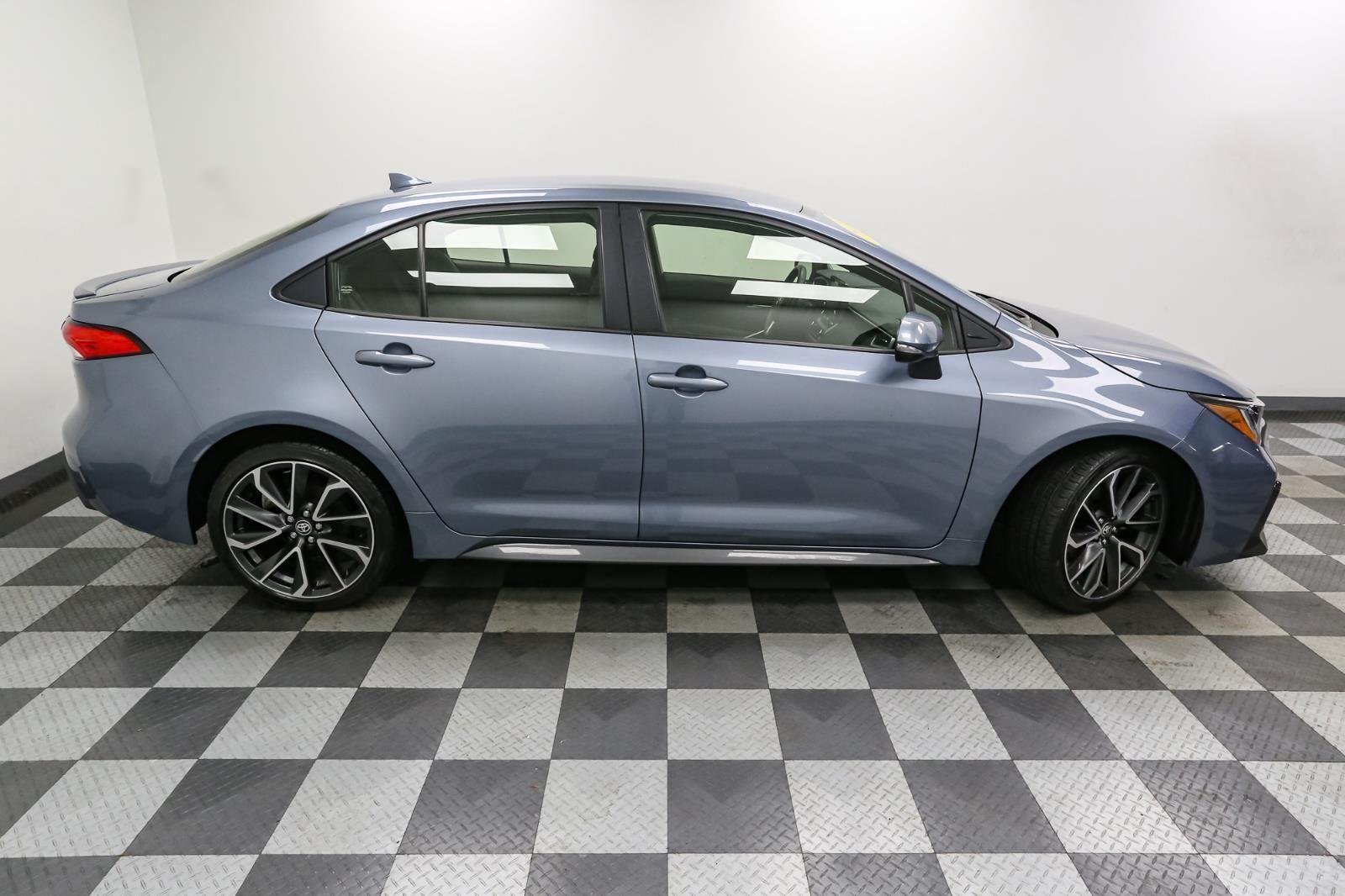 Used 2022 Celestite Gray Metallic Toyota SE image 7