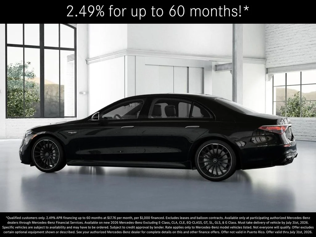 New 2026 Obsidian Black Metallic Mercedes-Benz AMG® S 63 E 4MATIC Sedan image 32