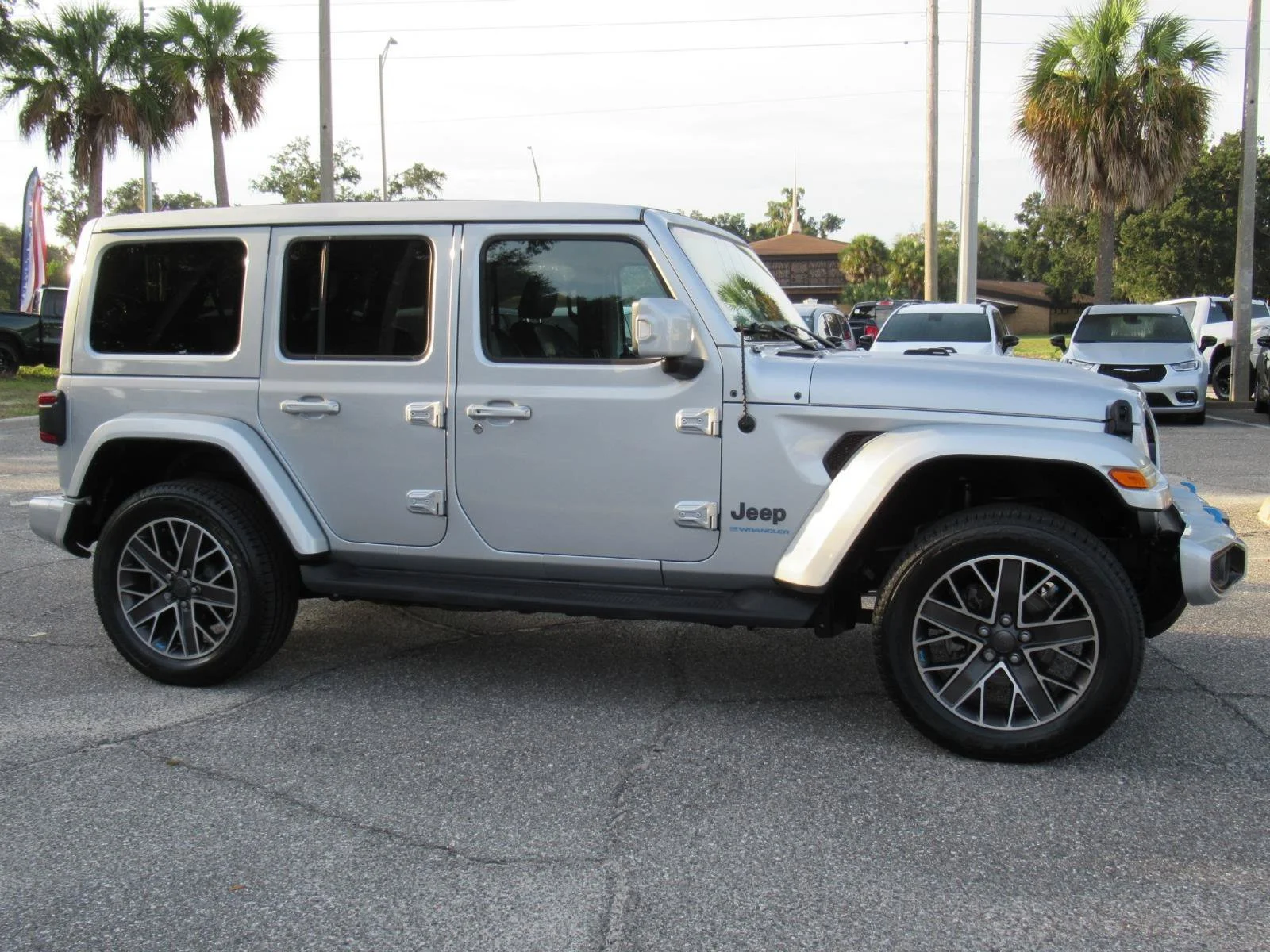 Certified Used 2023 Silver Jeep High Altitude 4xe image 2