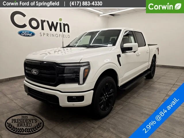 New 2026 Star White Metallic Tri-Coat Ford Lariat® image 1
