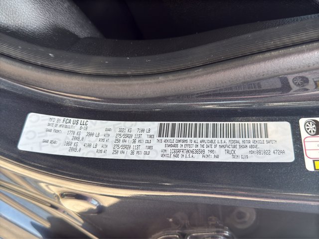 Used 2019 Maximum Steel Metallic Clearcoat Ram Laramie image 27
