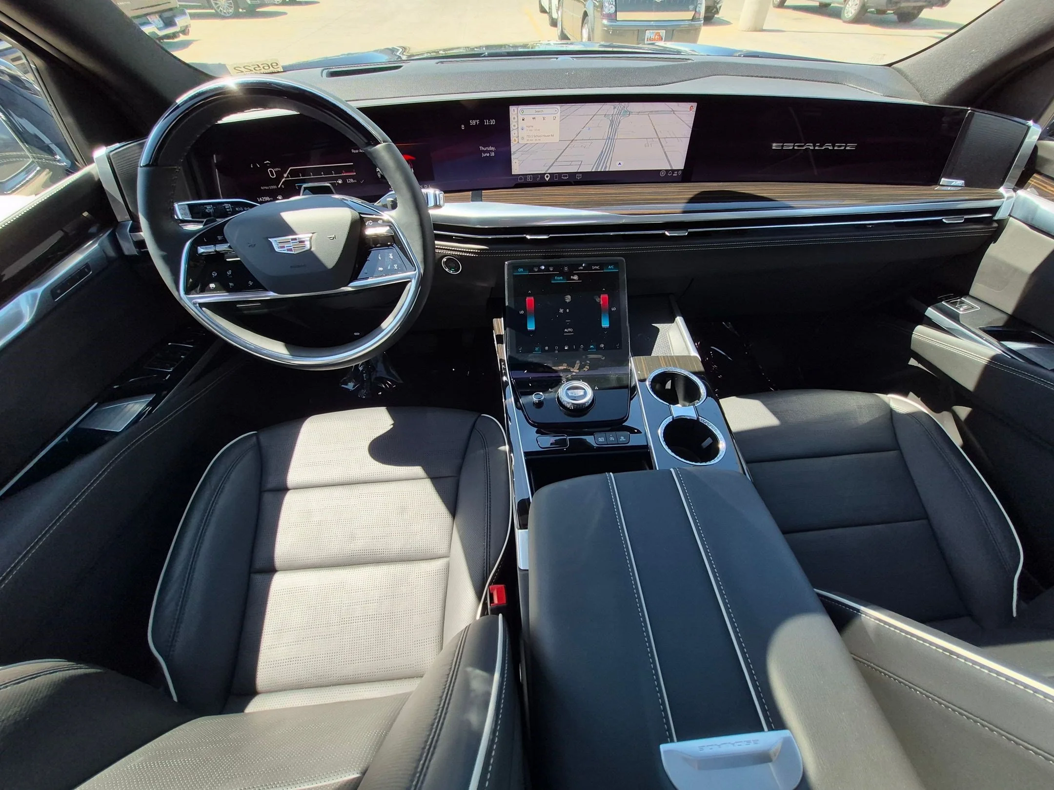 Used 2025 Galactic Gray Metallic Cadillac 4WD Premium Luxury image 23