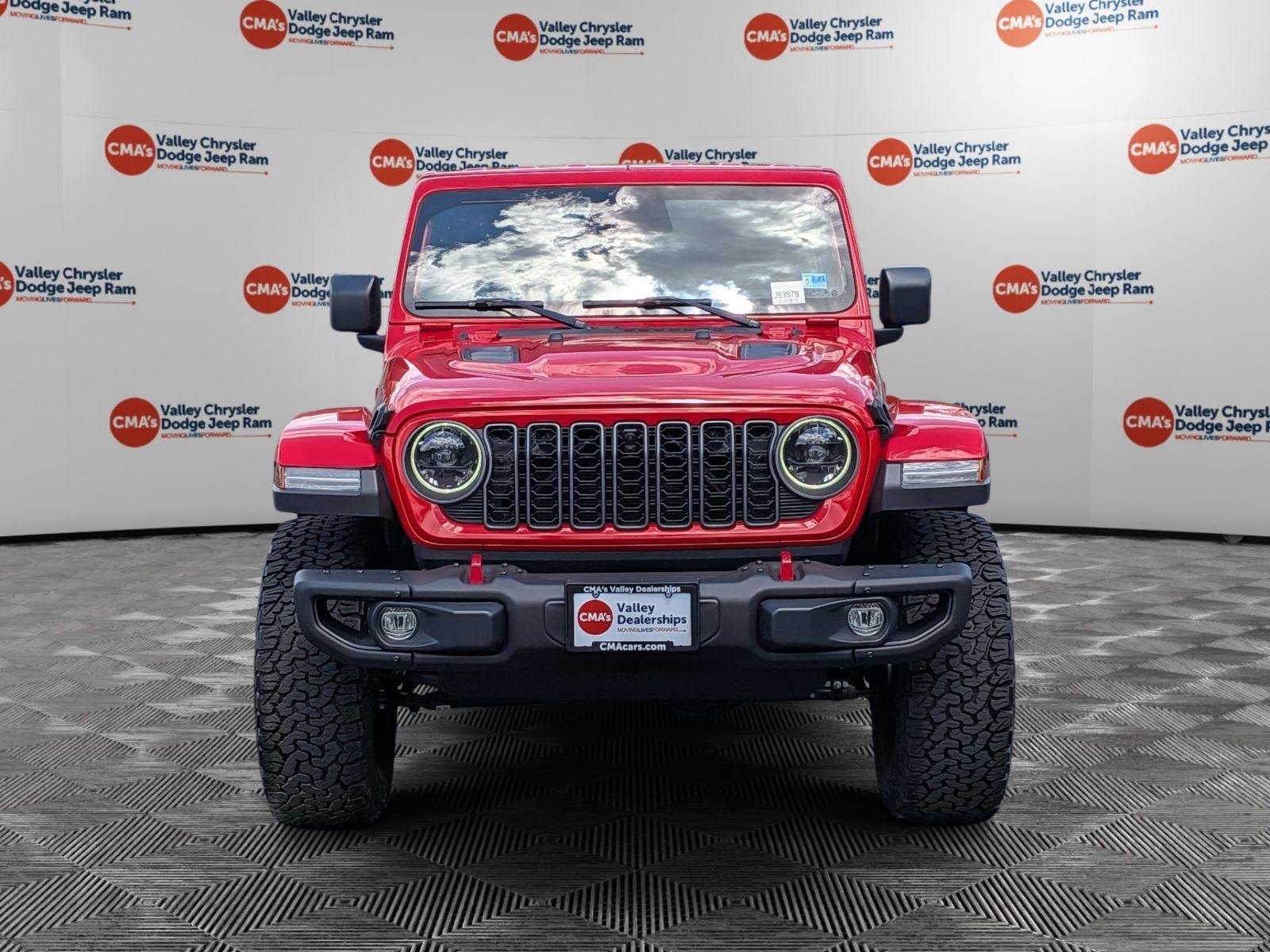 New 2026 Firecracker Red Clear-Coat Exterior Paint Jeep Rubicon X image 2