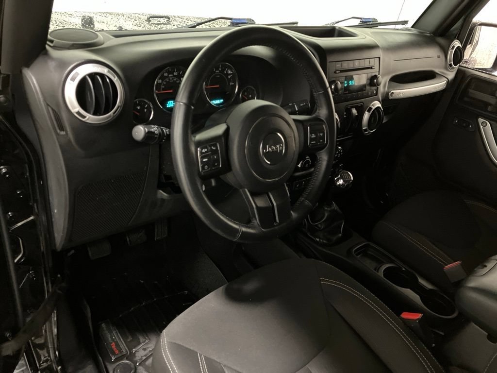 Used 2016 Jeep Wrangler Sahara with VIN 1C4AJWBG0GL115091 for sale in Milford, NH