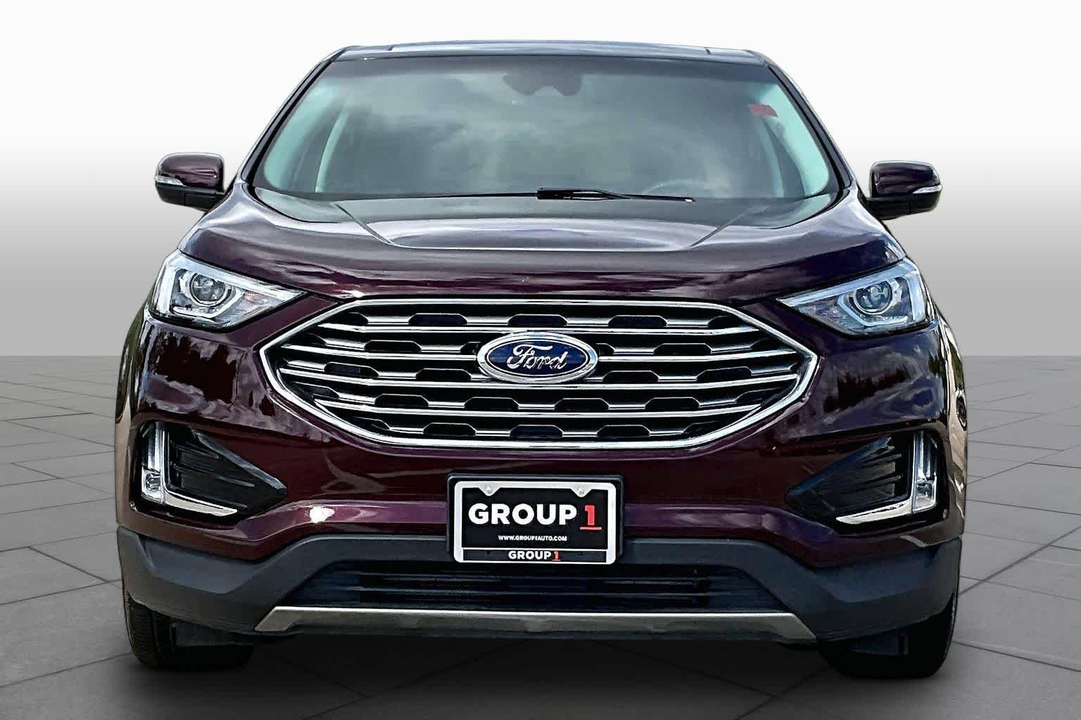 Used 2019 Burgundy Velvet Metallic Tinted Clearcoat Ford SEL image 4