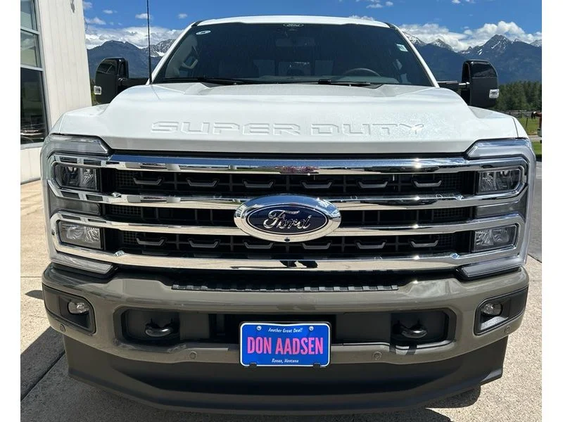 New 2026 Star White Metallic Tri-Coat Ford F-350® King Ranch® image 2