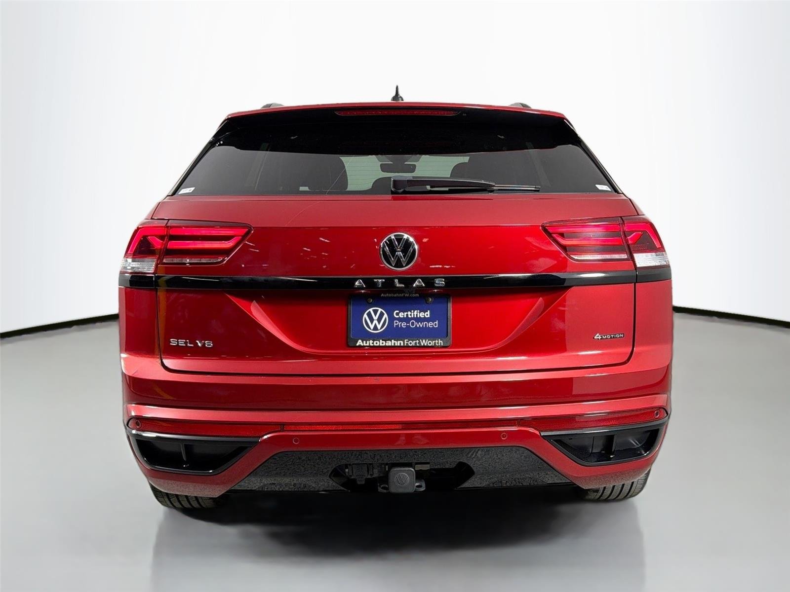 Certified Used 2023 Aurora Red Metallic Volkswagen 3.6L V6 SEL R-Line Black image 6