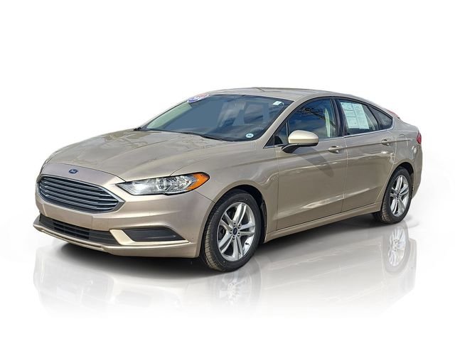 Certified Used 2018 White Gold Metallic Ford SE image 2