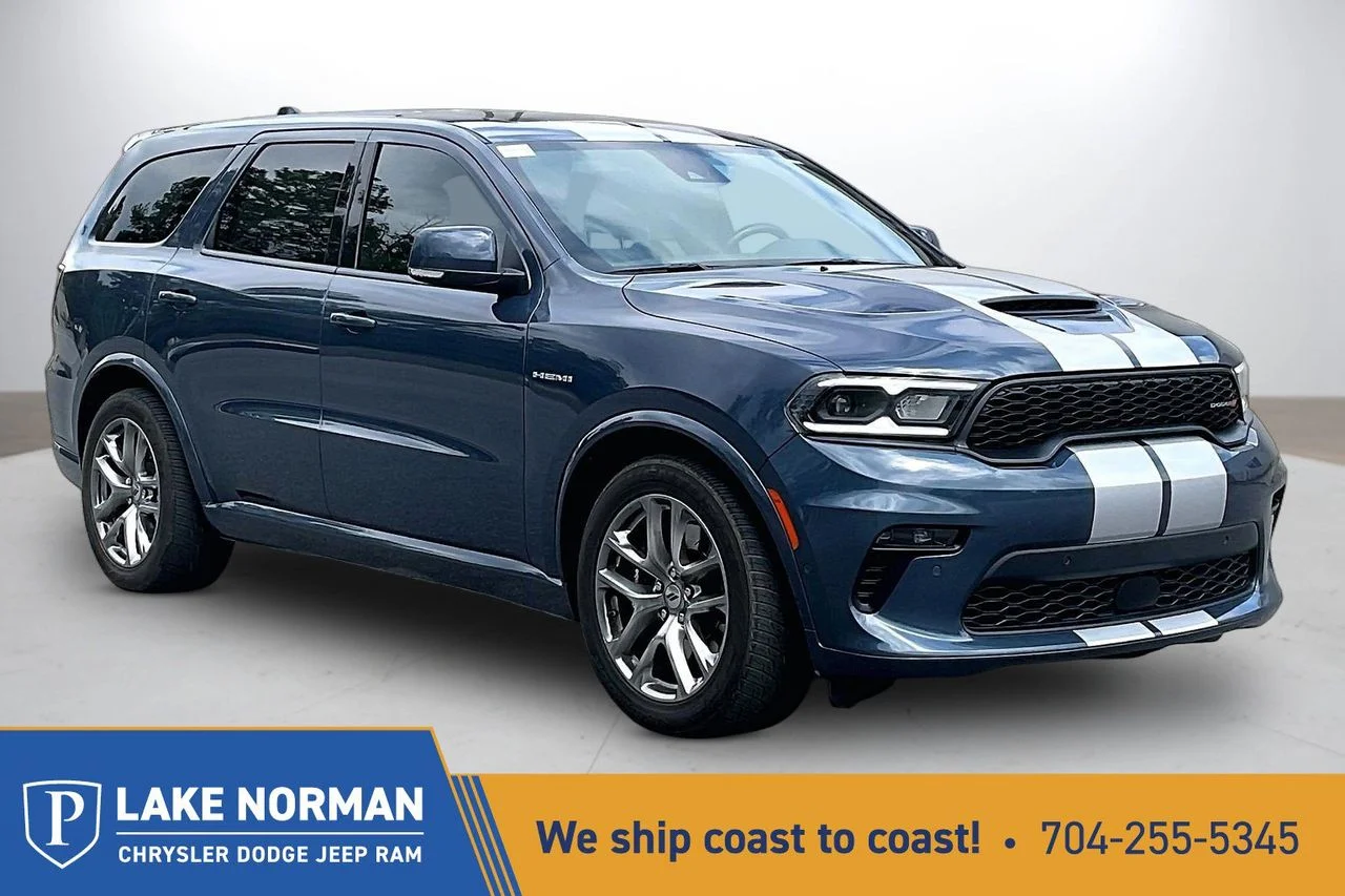 Certified Used 2021 Blue Dodge R/T image 1