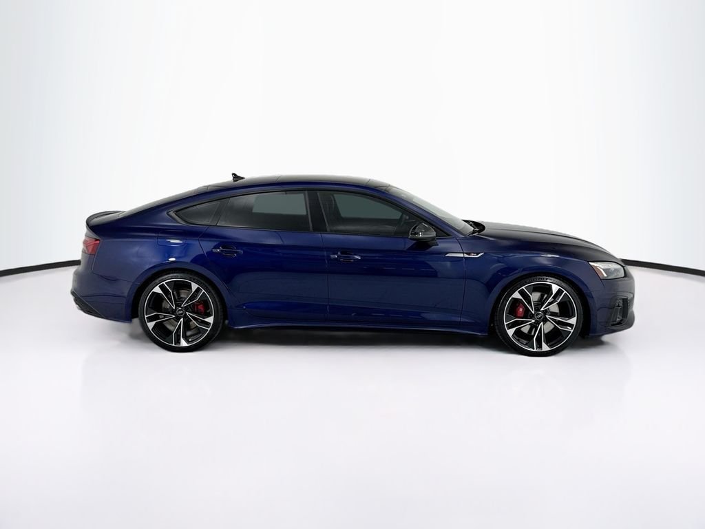Used 2021 Blue Metallic Audi Premium Plus image 4