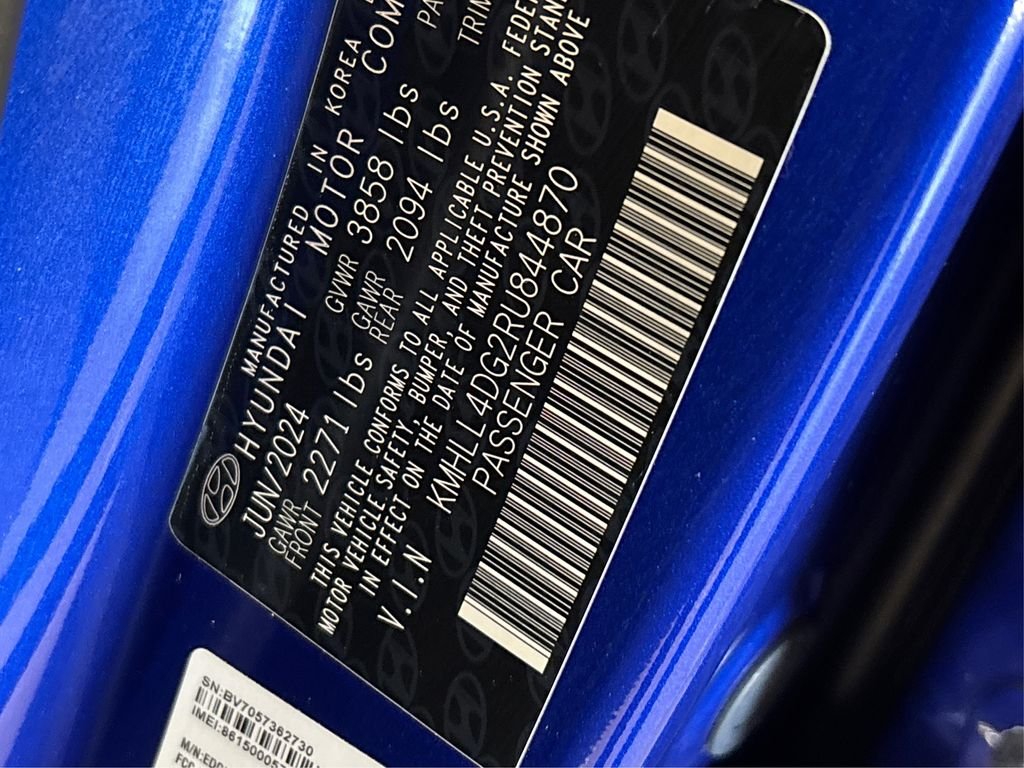 Certified Used 2024 Blue Hyundai SE image 16