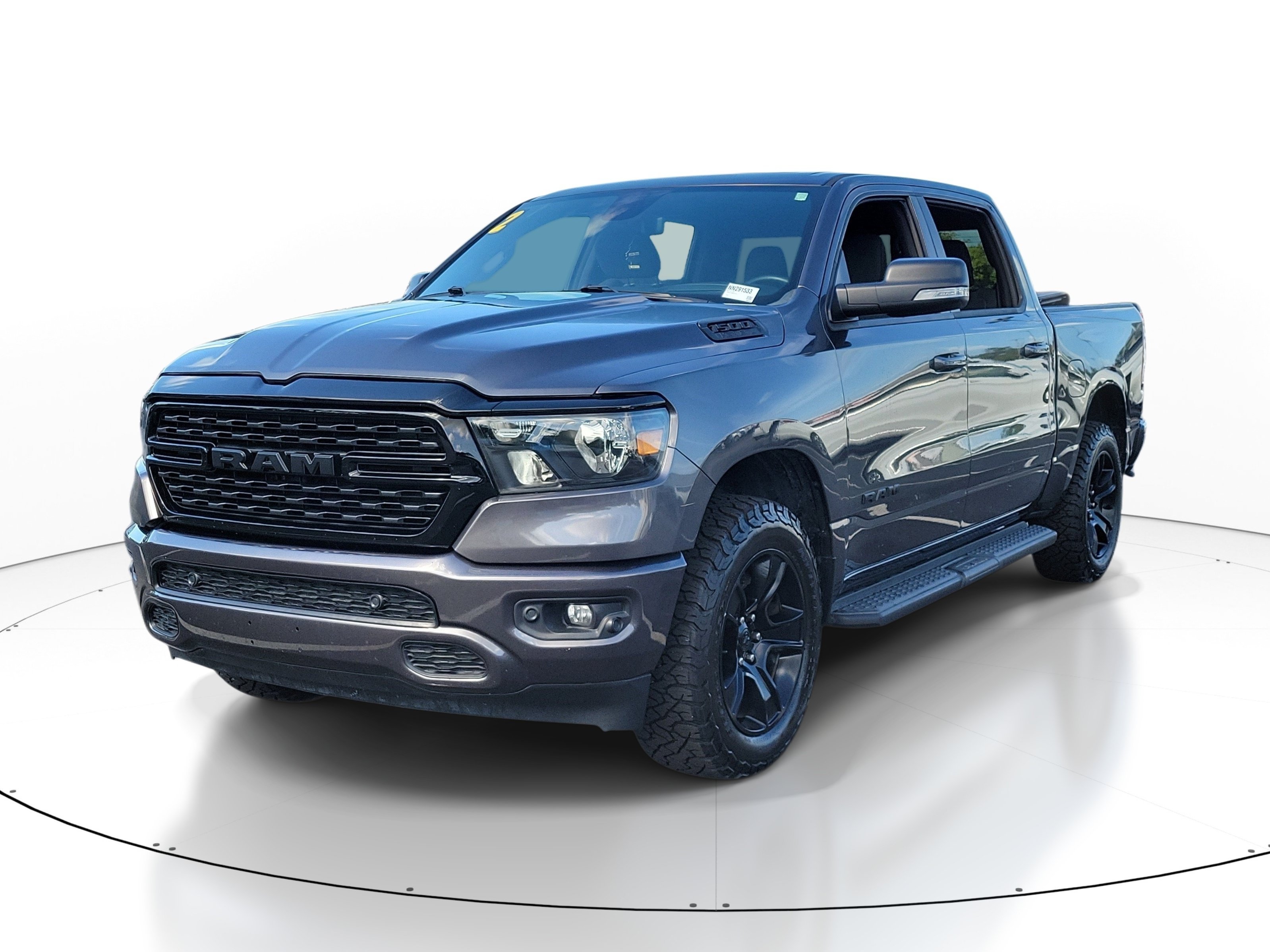 Used 2022 Granite Crystal Metallic Clearcoat Ram Big Horn/Lone Star image 2