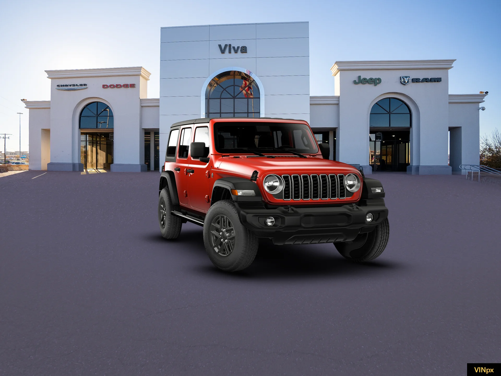 New 2026 Firecracker Red Clear-Coat Exterior Paint Jeep Sport image 28