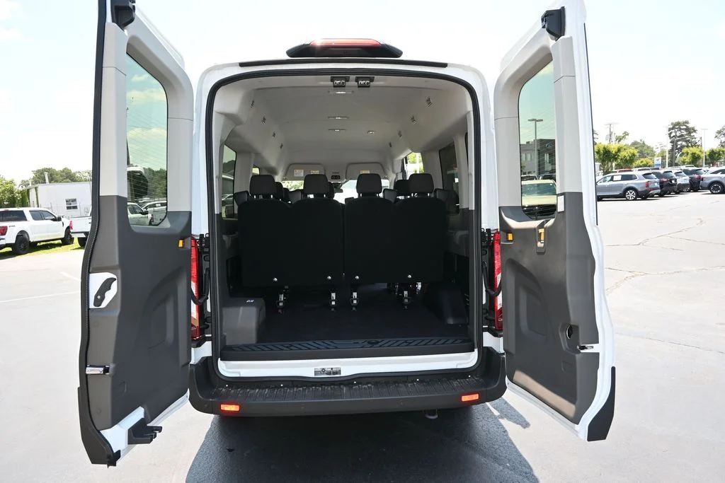 New 2026 Oxford White Ford Passenger Van XLT image 11