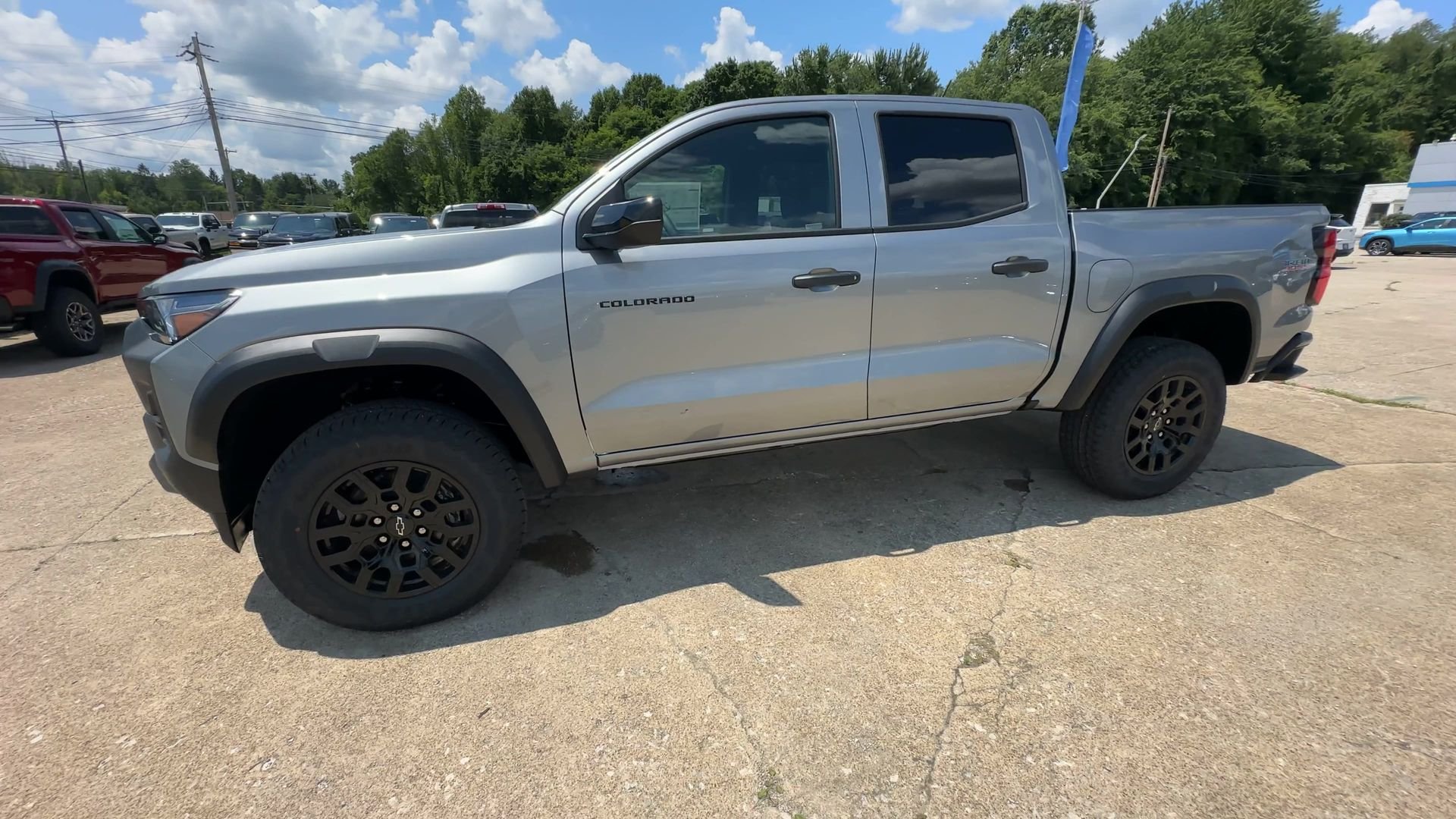 2026 Chevrolet Colorado Trail Boss Gray at Spitzer Autoworld Chevy Buick GMC Cadillac