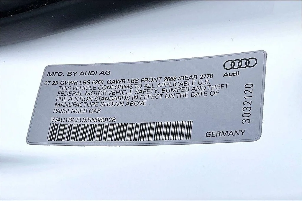 Used 2025 White Audi 2.0T Premium image 19