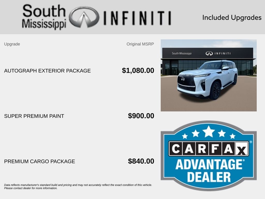 New 2027 RADIANT WHITE INFINITI Autograph 4WD image 5