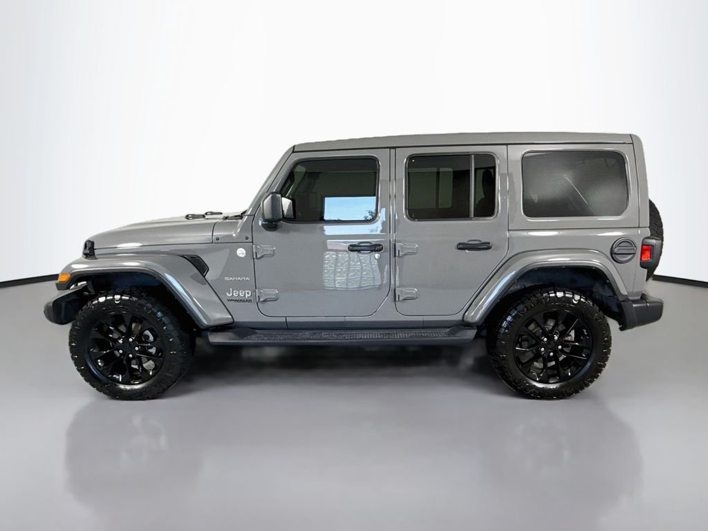 Used 2021 Gray Jeep Unlimited Sahara image 2