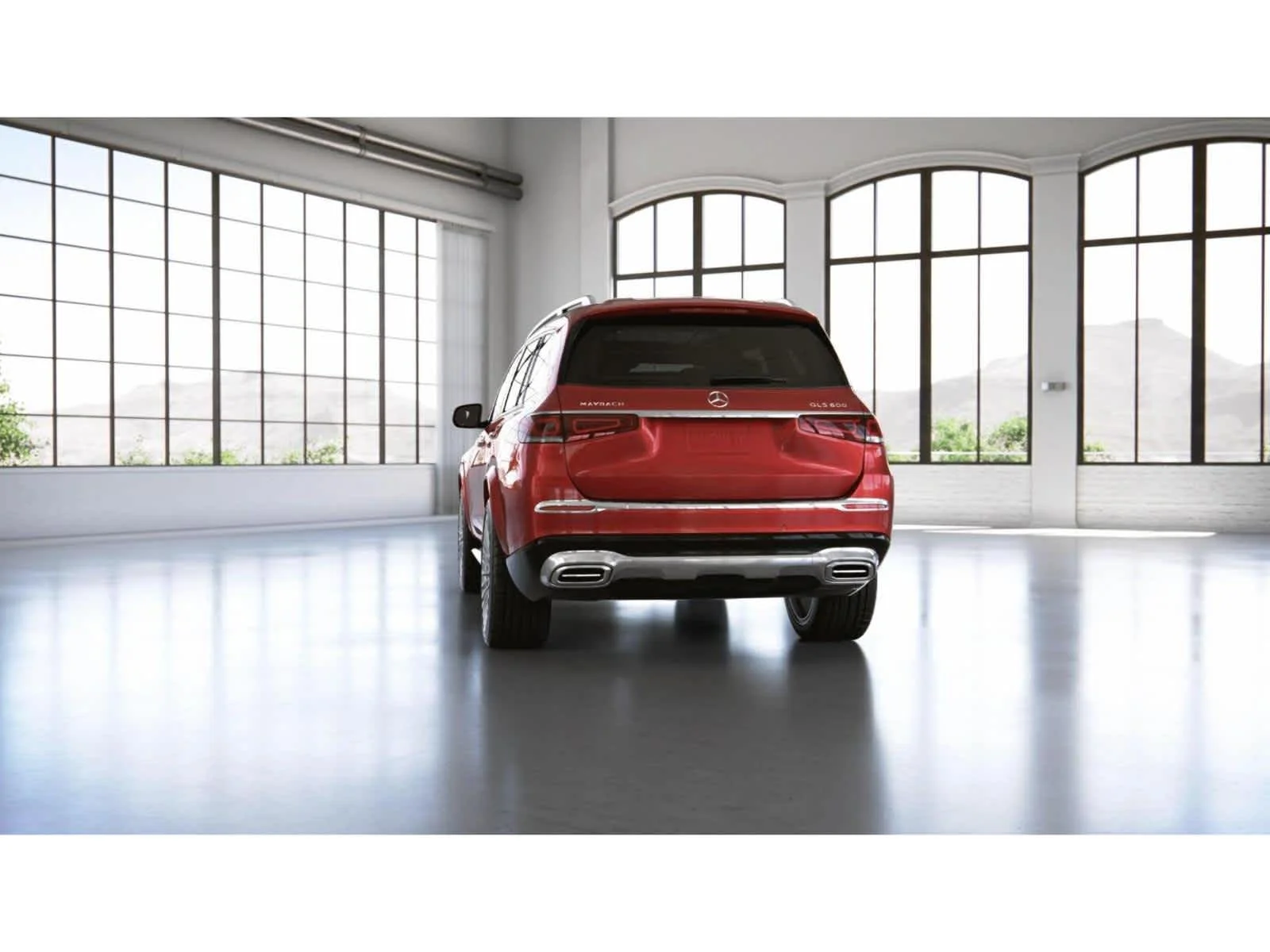 Used 2022 MANUFAKTUR Cardinal Red Metallic Mercedes-Benz Maybach GLS 600 image 26