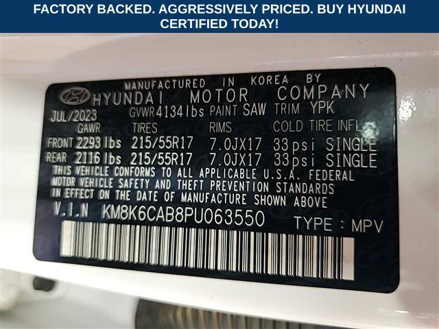 Certified Used 2023 White Hyundai SEL image 5