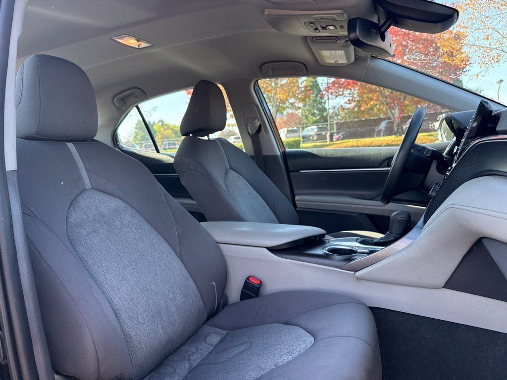 Used 2021 Midnight Black Metallic Toyota LE image 22