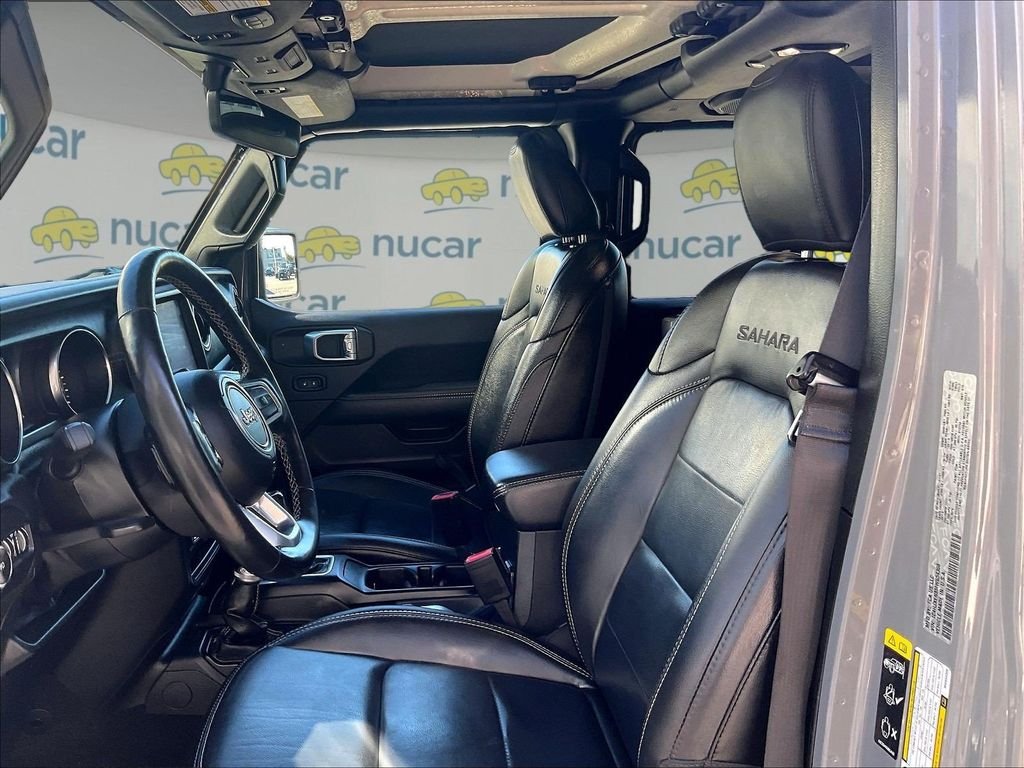 Used 2021 Gray Jeep Unlimited Sahara image 10