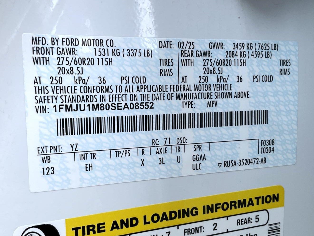 Used 2025 White Ford Platinum image 28