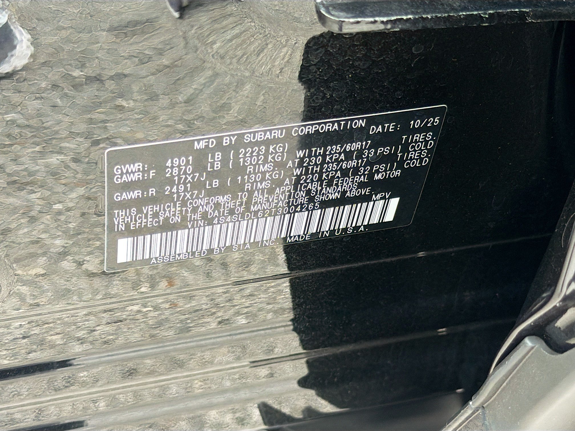 Certified Used 2026 Crystal Black Silica Subaru Wilderness image 44